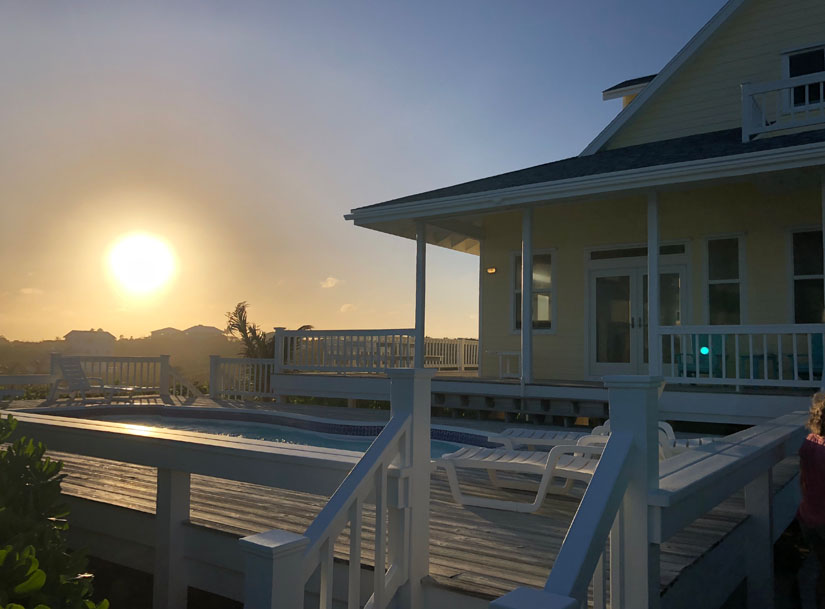 Barefoot Beach view from back deck